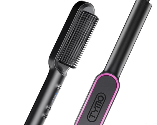 Hair Straightener Brush Set Comb Detangling